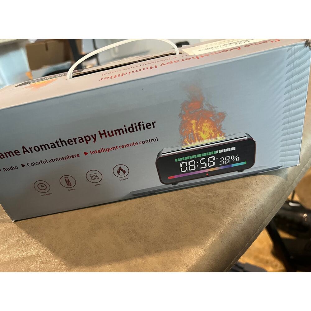 Fireplace Diffusers For Essential Oils, 400ml Flame Humidifier With Bluetooth - Picture 16 of 16
